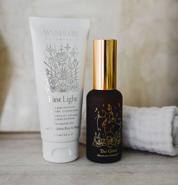 Double Cleanse Duo | The Giver Cleansing Oil & First Light Facial Cleanser